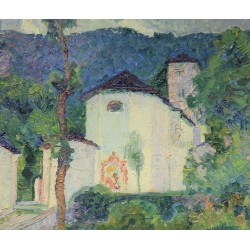 Tableau \"Paroisse\" signé L\'ÉPLATTENIER