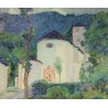 Tableau \"Paroisse\" signé L\'ÉPLATTENIER