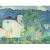 Tableau \"Paroisse\" signé L\'ÉPLATTENIER
