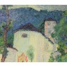 Tableau \"Paroisse\" signé L\'ÉPLATTENIER