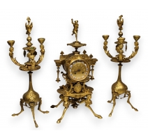 Garniture de cheminée Barbedienne