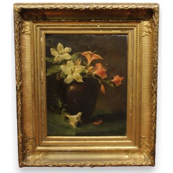 Tableau \"Bouquet\" signé CAUCHOIS