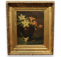 Tableau "Bouquet" signé CAUCHOIS