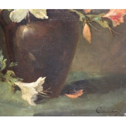 Tableau \"Bouquet\" signé CAUCHOIS