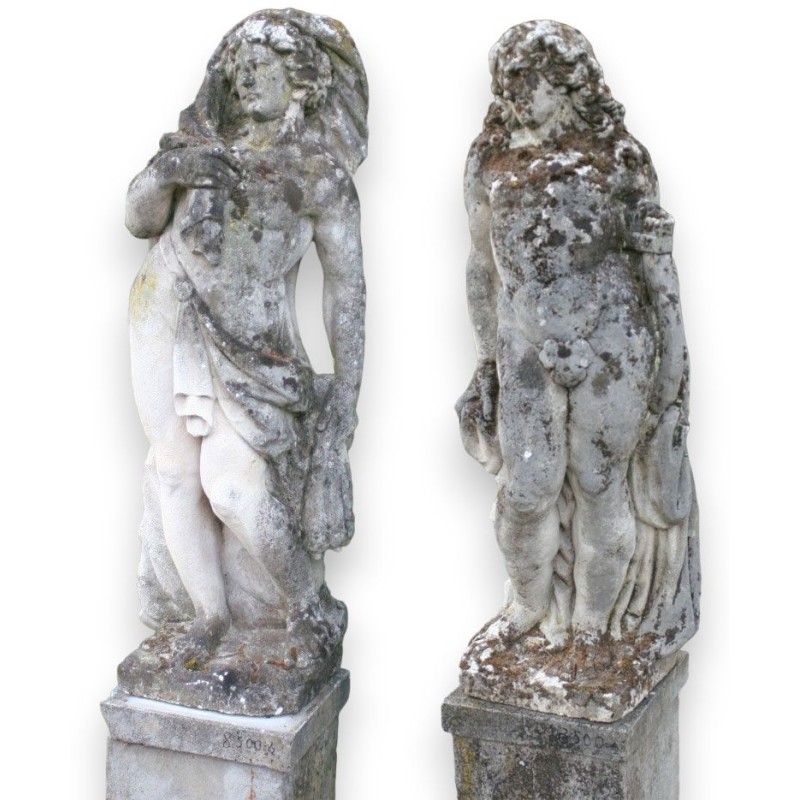 Pair of garden statues ‘Man and’ by Moinat SA – Antiques and home décor