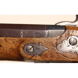 Pistolet ELG avec canon damasquiné