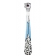 Chausse-pied peint "Tigre blanc"