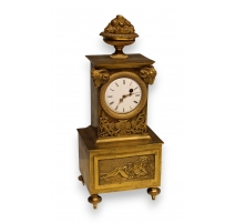 Empire Clock,gilt bronze.