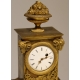 Empire Clock,gilt bronze.