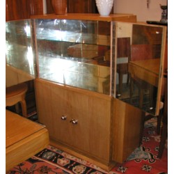 Art-Déco-Bar-Schrank, Innenseite verspiegelt, von Moinat SA – Antiquitäten und Dekoration