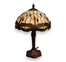 Lampe style Tiffany aux libellules
