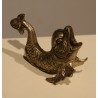 Poisson en bronze argenté