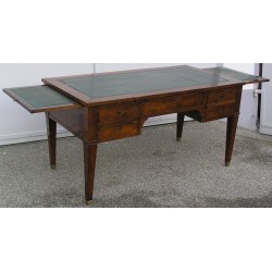  Bureau plat Directoire dessus cuir vert sur  Moinat SA  - Antiquités décoration