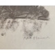 Gravure "Deux sangliers" signée HAINARD