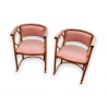 Paire de fauteuils Fledermaus Tub
