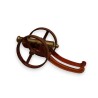 Festive cannon made of cast iron and bronze