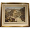 Gravure "Sortie du Rhône" par LINCK