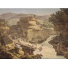 Gravure "Sortie du Rhône" par LINCK