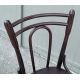 Chaise de bistrot assise en cuir