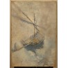 Tableau \"Barque sur le Léman\" signé DRANSY