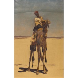 Tableau \"Touareg à chameau\"