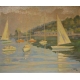 Tableau "Bateaux" signé R. FASEL 48