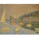 Tableau "Bateaux" signé R. FASEL 48