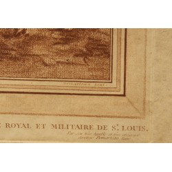 Sanguine "Cour d'une ferme" par BOUCHER