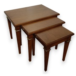  Lot de 3 tables gigognes style Directoire sur  Moinat SA  - Antiquités décoration