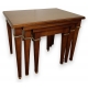 Lot de 3 tables gigognes style Directoire