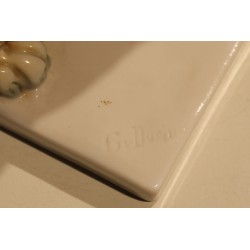 Tigre en porcelaine signé GvDÖRING