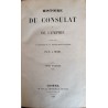 Livre \"Histoire du Consulat et de l\'Empire \"