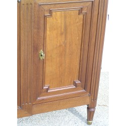  Buffet Louis XVI à 4 portes, dessus marbre sur  Moinat SA  - Antiquités décoration