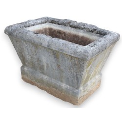 Rectangular Jura stone basin