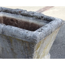 Rectangular Jura stone basin
