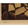 Lithograph entitled ‘Grotte’, signed GICÉ 86