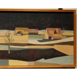 Tableau \"Paysage\" signée GICÉ 77