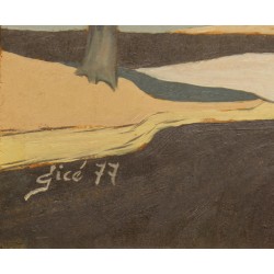 Tableau \"Paysage\" signée GICÉ 77