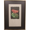 Lithograph entitled ‘Cyclamen’, signed GICÉ 86