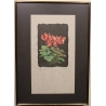 Lithographie "Cyclamen" signée GICÉ 86