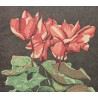 Lithograph entitled ‘Cyclamen’, signed GICÉ 86