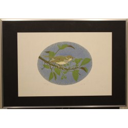Lithograph entitled ‘Fauvette’, signed GICÉ 88