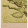 Lithograph entitled "Owl", signed GICÉ 84