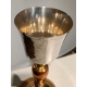 Ciboire Russe en argent et bronze doré