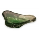 Coupe triangulaire en verre de Murano vert