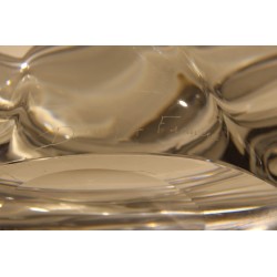 Glass goblet by DAUM France