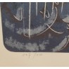 Engraving entitled ‘Rain Showers’, signed ERNI