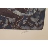 Engraving entitled ‘Rain Showers’, signed ERNI