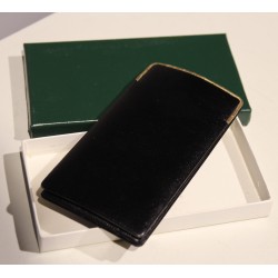 Davidoff black leather cigar case