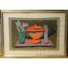 Engraving entitled ‘Still Life’, signed V. I. DE GRANDI